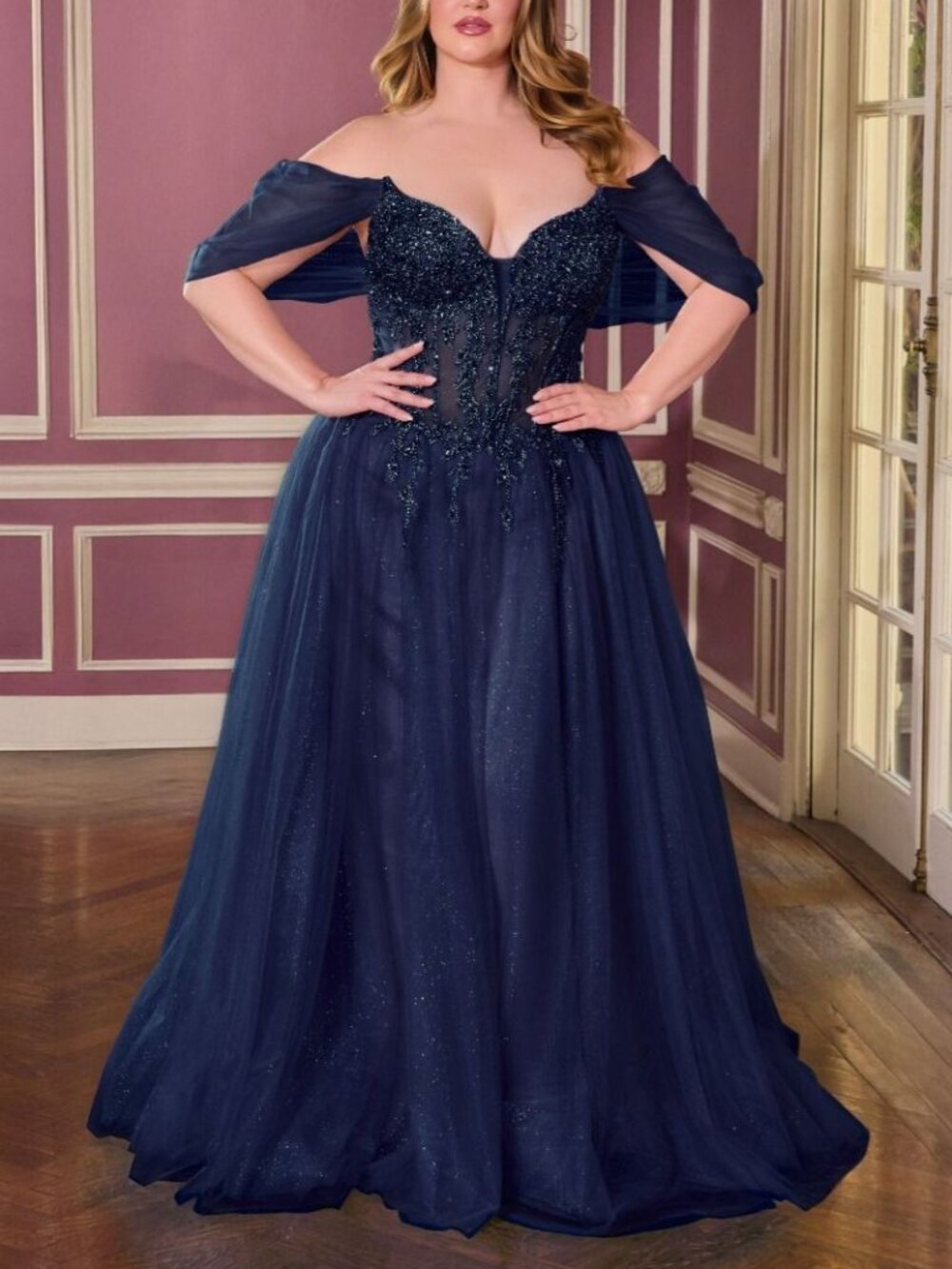 PLUS SIZE FORMAL PROM DRESS. PAGEANT BALL GOWN PARTY EVENING BRIDESMAIDS GALA